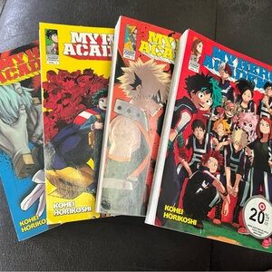 My Hero Academia Manga Set Volumes 1-4